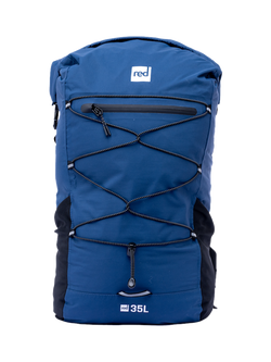 Red Lightweight Waterproof Backpack, 35L, Blue Ocean