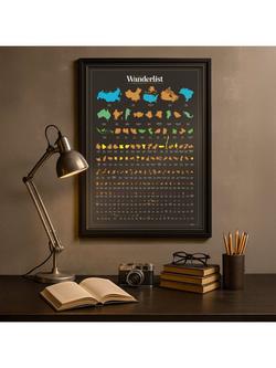 Luckies Wanderlist Scratch Tracker - view 2, Multi Multi