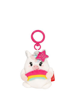 Legami Tiny Unicorn Super Soft! Keyring, Multi, Multi