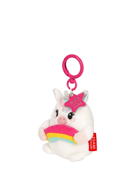 Legami Tiny Unicorn Super Soft! Keyring, Multi - view 2, Multi