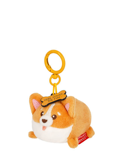 Legami Tiny Corgi Super Soft! Keyring, Multi, Multi