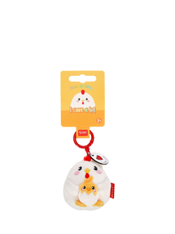 Legami Tiny Hen Super Soft! Keyring, Multi - view 2, Multi