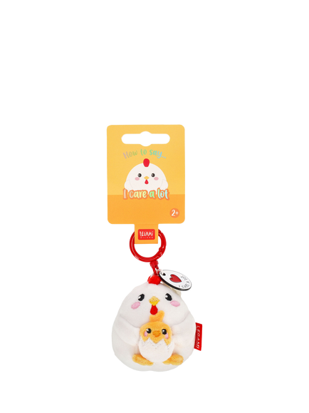 Legami Tiny Hen Super Soft! Keyring, Multi - view 2, Multi