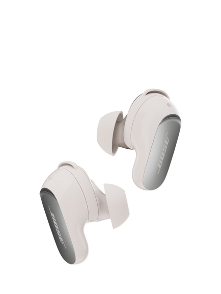 Bose QuietComfort Ultra Earbuds (2nd Gen) True Wireless Bluetooth In-Ear Headphones with Noise Cancellation, Black, White