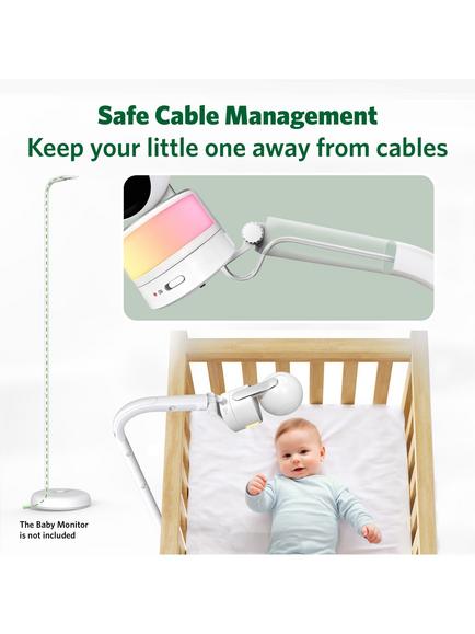 LeapFrog Universal Over-the-Cot Camera Floor Stand, White - view 2, White