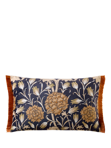 William Morris At Home Wild Tulip Cushion, Copper, Copper