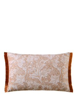 William Morris At Home Wild Tulip Cushion, Copper - view 2, Copper