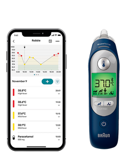 Braun ThermoScan 7+ Connect Ear Baby Thermometer - view 2, Multi