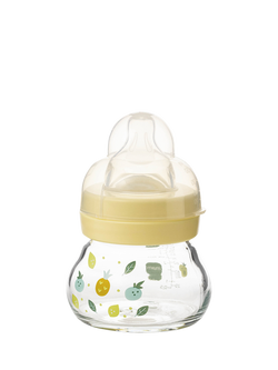 MAM Feel Good Glass Baby Bottle, 90ml, Multi