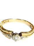 Pre-loved L & T Heirlooms 9ct Yellow Gold Diamond Ring