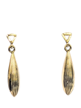 Pre-loved L & T Heirlooms 9ct Yellow Gold Dropper Earrings, Circa 1966