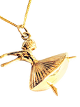 Pre-loved L & T Heirlooms 9ct Gold Plated Lady Ballerina Pendant