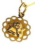 Pre-loved L & T Heirlooms 18ct Yellow Gold Guardian Angel Pendant