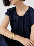 HUSH Chunky Pebble Bangle, Gold