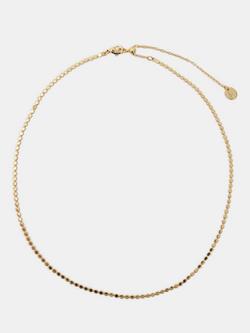 HUSH Mini Disc Choker, Gold, Gold