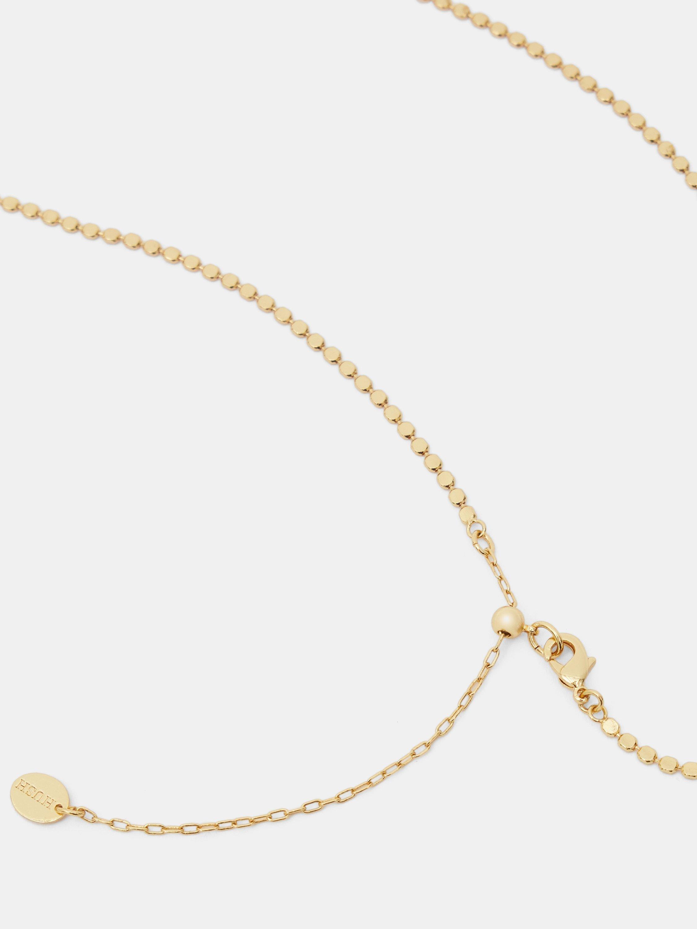 Product image 3 of 3, which shows HUSH Mini Disc Choker, Gold