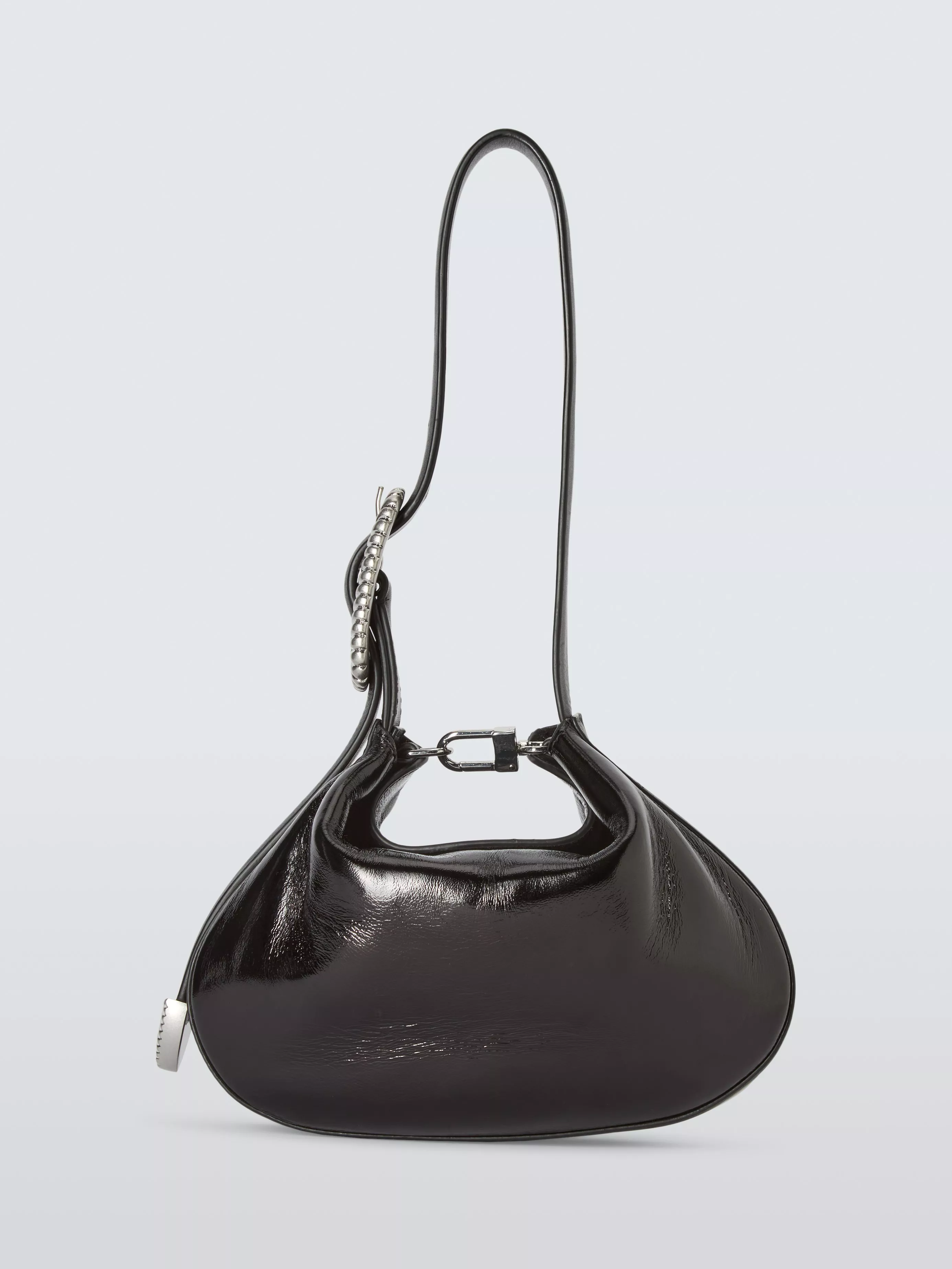John Lewis x REJINA PYO Leather Grab Bag, Black