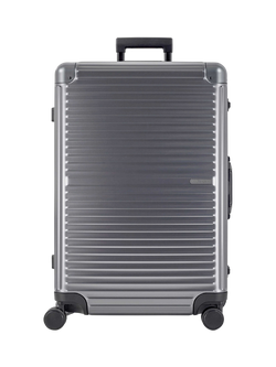 Rock Axel Aluminium 8-Wheel 76cm Large Suitcase, 103L - view 2, Gunmetal