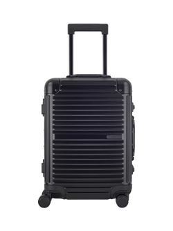 Rock Axel Aluminium 8-Wheel 54cm Cabin Case, 34L - view 2, Black
