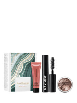 bareMinerals Festive Favourites Makeup Gift Set, Black, Kiss Of Mauve, Queen Tiffany