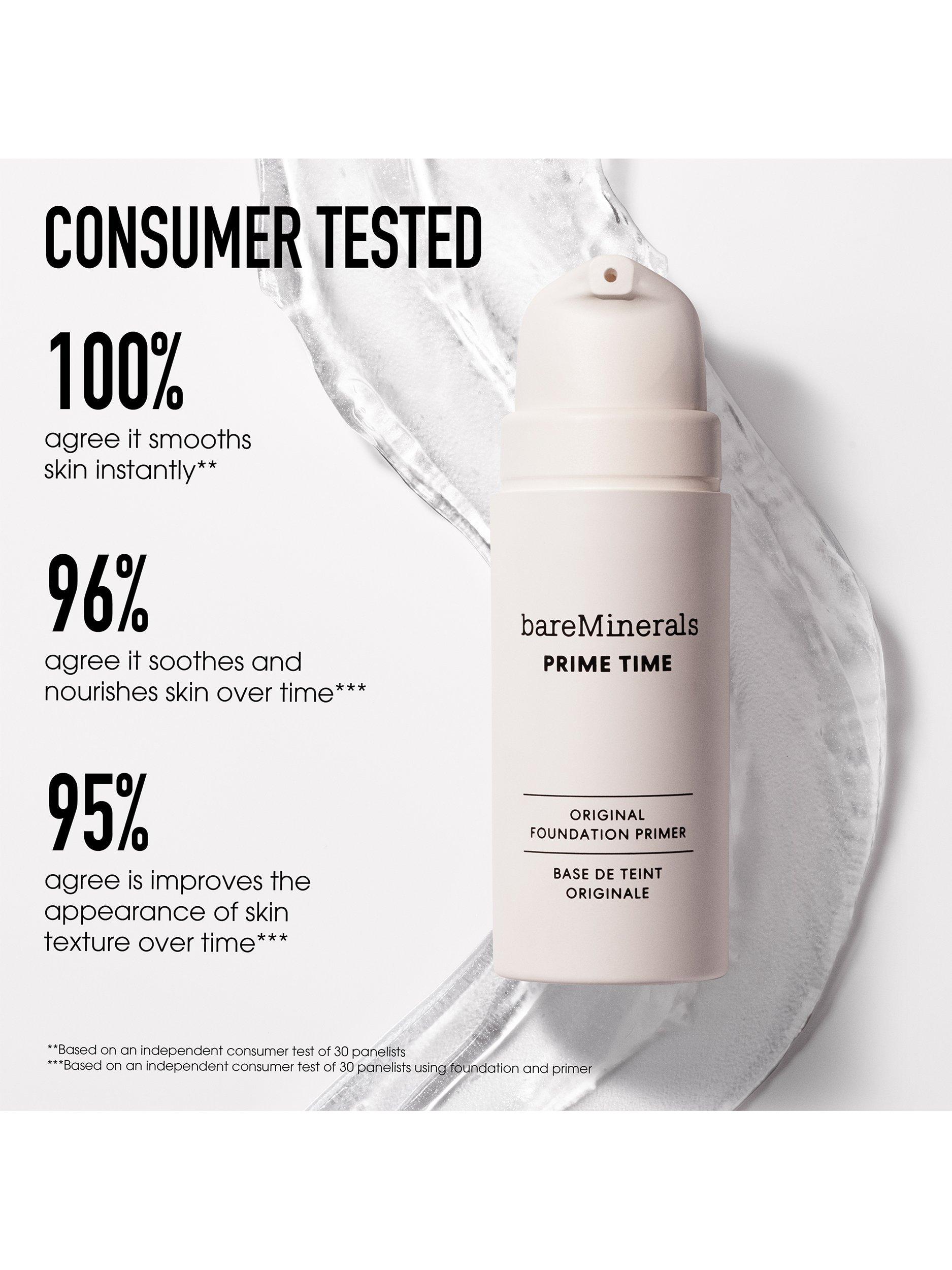 Product image 8 of 10, which shows bareMinerals PRIME TIME Original Foundation Primer, Travel Size, 15ml