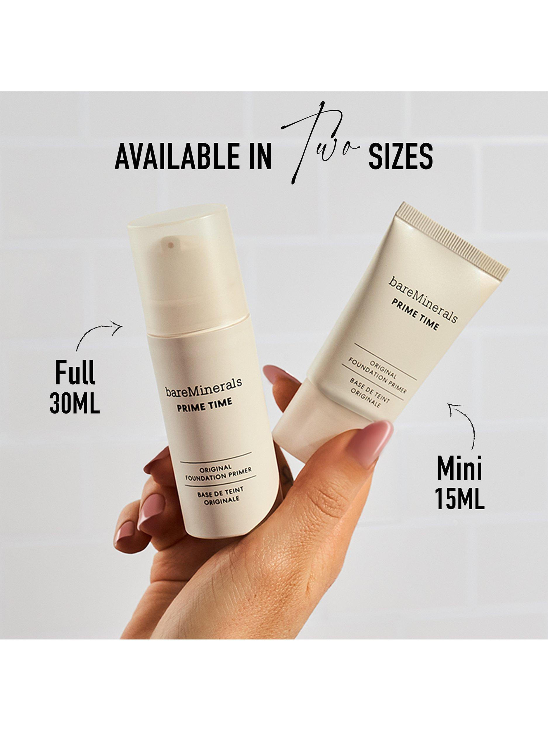 Product image 10 of 10, which shows bareMinerals PRIME TIME Original Foundation Primer, Travel Size, 15ml