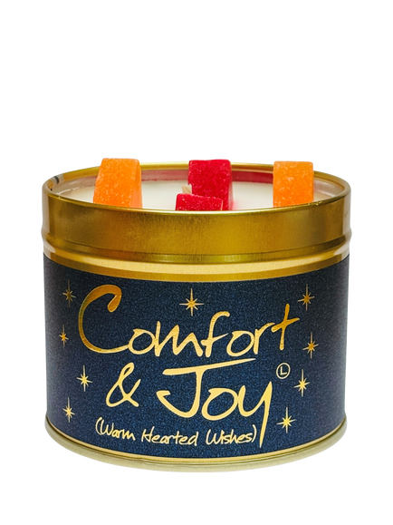 Lily-flame Comfort & Joy Tin Scented Candle, 250g - view 2, 