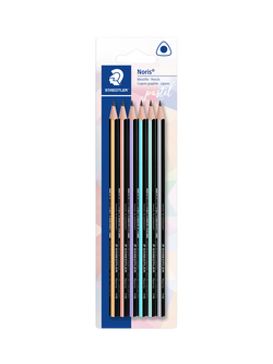 STAEDTLER Noris Pastel Pencils, Pack of 6, Pastel, Pastel