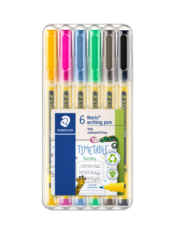 STAEDTLER Noris Handwriting Pen, Pack of 6, Multi, Multi