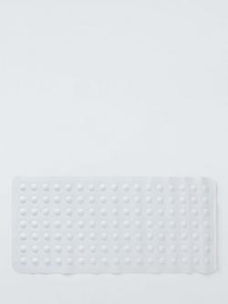 John Lewis In-Bath Mat, White, White