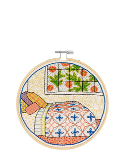 DMC Designer Collection Home Bedroom Embroidery Kit, Multi