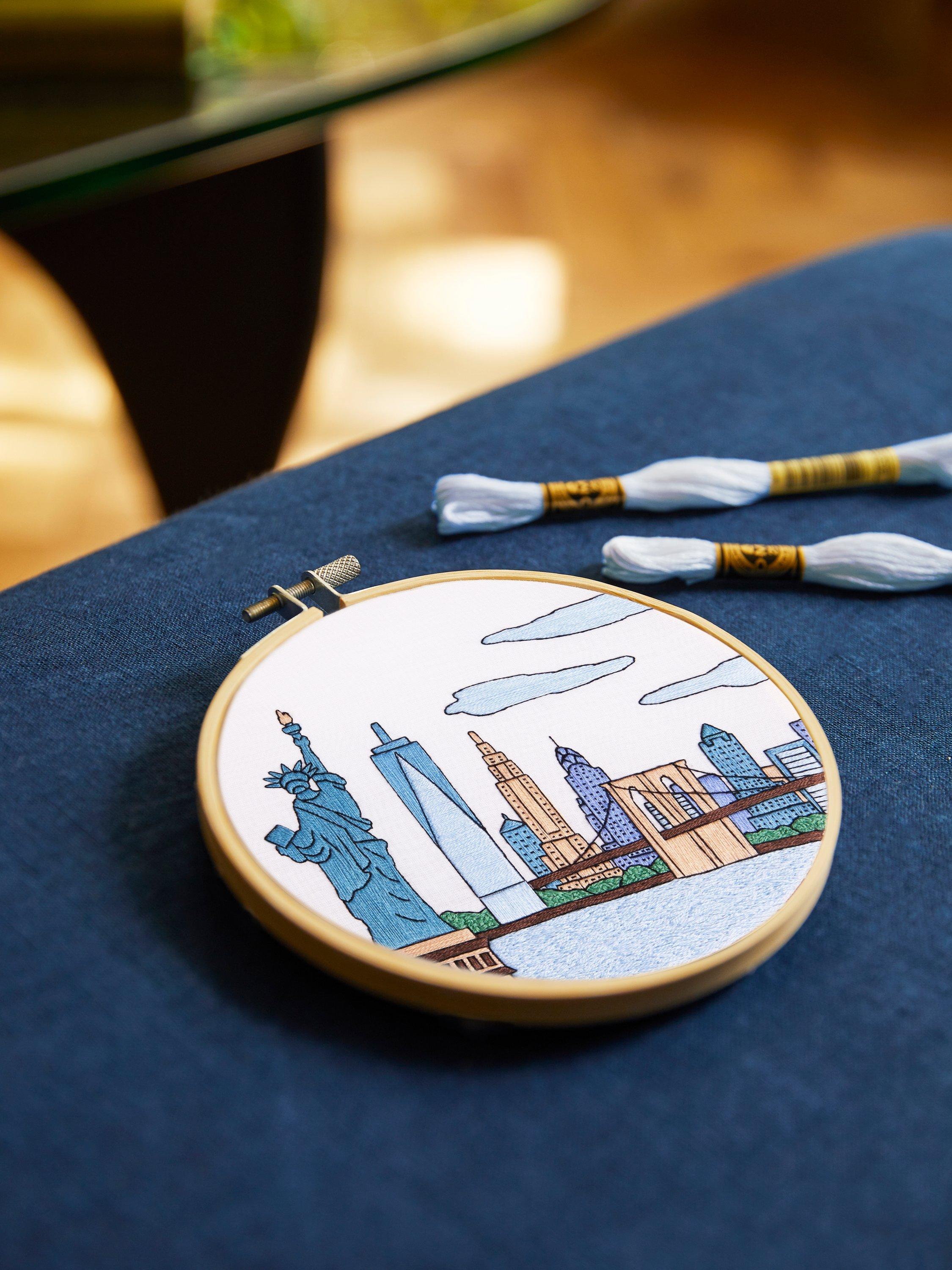 DMC Designer Collection New York Skyline Embroidery Kit