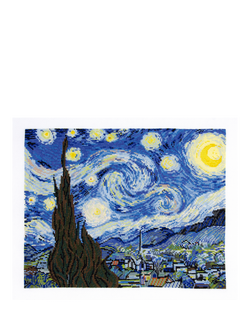 DMC Starry Night Cross Stitch Kit, Blue