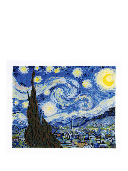 DMC Starry Night Cross Stitch Kit, Blue