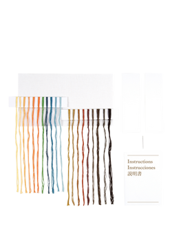 DMC The Scream Cross Stitch Bookmark Kit - view 2, Yellow