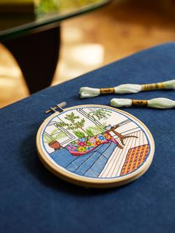 DMC Designer Collection Winter Garden Embroidery Kit - view 2, Multi