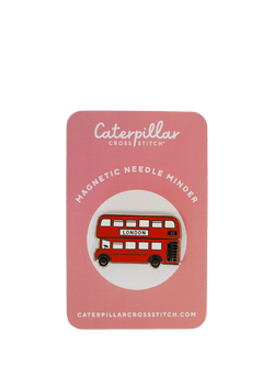 Caterpillar Cross Stitch London Bus Needle Minder, Multi