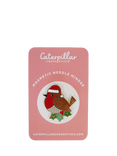 Caterpillar Cross Stitch Christmas Robin Needle Minder