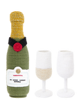 Rico Design Ricorumi The Winner Is Champagne Bottle and Glasses Crochet Kit