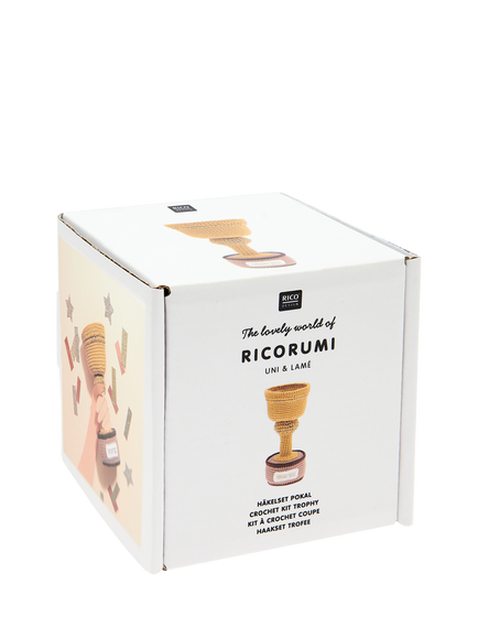 Rico Design Ricorumi The Winner Is Trophy Crochet Kit - view 2, Black