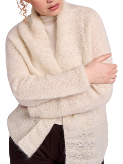 MODE at Rowan by Quail Studio Amalfi Mohair Soft Cardigan Knitting Pattern - view 2, Multi Multi