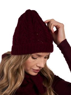 MODE at Rowan by Katherina von Blumenthal Bryony Softest Alpaca Beanie and Scarf Set  Knitting Pattern - view 2, Multi Multi