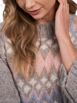 MODE at Rowan by Quail Studio Cullen Softest Alpaca Sweater Knitting Pattern - view 2, Multi Multi