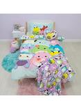 Squishmallows Reversible Duvet Cover and Pillowcase Set, Single, Multi