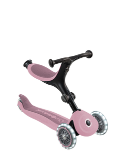 Globber Go Up Active Lights Eco Scooter - view 2, Berry