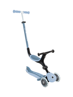 Globber Go Up Active Lights Eco Scooter, Blueberry