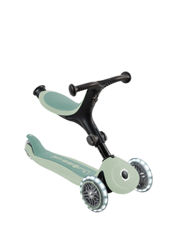 Globber Go Up Active Lights Eco Scooter - view 2, Pistachio
