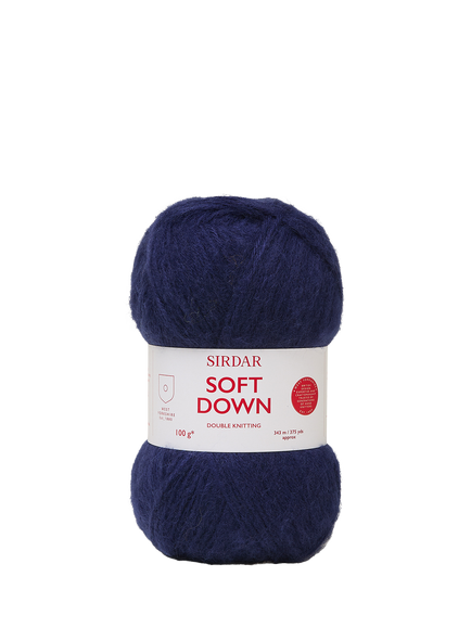 Sirdar Soft Down DK Knitting Yarn, 100g, Gentle Navy