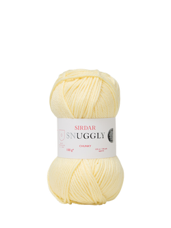 Sirdar Snuggly Chunky Knitting Yarn, 100g, Lemon