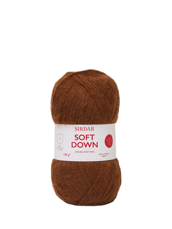Sirdar Soft Down DK Knitting Yarn, 100g, Plush Brown